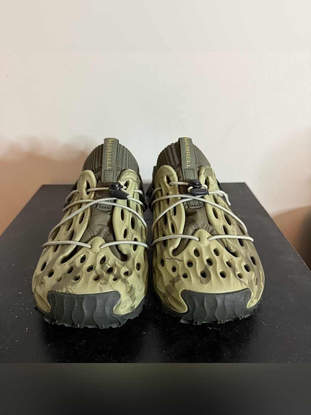 Merrell Women’s 8 NEW Hydro Ripstop 1TRL Moc Olive Green Slip-On Sandal Sneakers - Picture 2 of 8